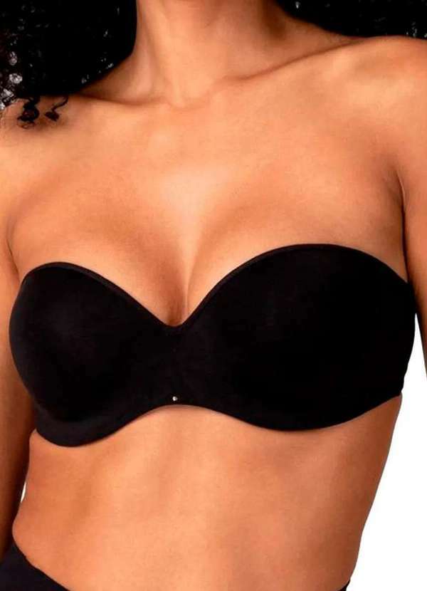 Liz - Kit com 2 Sutiãs Bustiê com Aro e Bojo Liz 51803 Taça B Preto 2