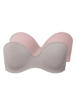 Kit com 2 Sutiãs Bustiê com Aro e Bojo Liz 51803 Taça B - LIZ