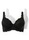 Demillus - Kit com 2 Sutiãs com Aro e Bojo Iridien Demillus 65204 Taça B Preto-Branco - variação: Preto-Branco