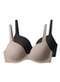 Liz - Kit com 2 Sutiãs com Aro e Bojo Liz 51809 Taça B Sepia - variação: Sepia-Preto