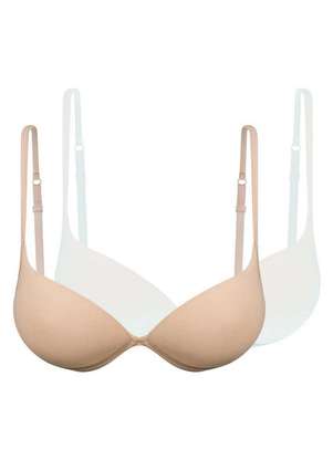 Kit com 2 Sutiãs com Aro e Bojo Push Up Hope 2384 Taça B - HOPE