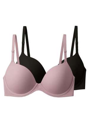 Kit com 2 Sutiãs com Aro e Bojo Push Up Liz 51690 Taça B - LIZ