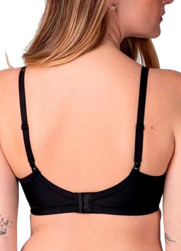 Liz - Kit com 2 Sutiãs com Aro e Bojo Push Up Liz 51690 Taça B Preto 3