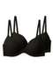 Liz - Kit com 2 Sutiãs com Aro e Bojo Push Up Liz 51690 Taça B Preto - variação: Preto