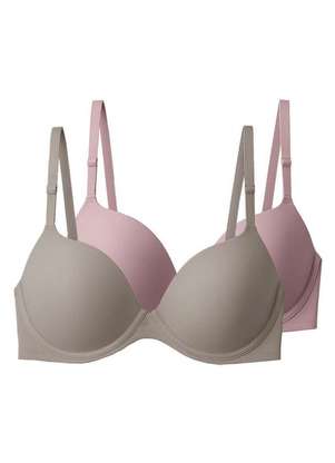 Kit com 2 Sutiãs com Aro e Bojo Push Up Liz 51690 Taça B - LIZ