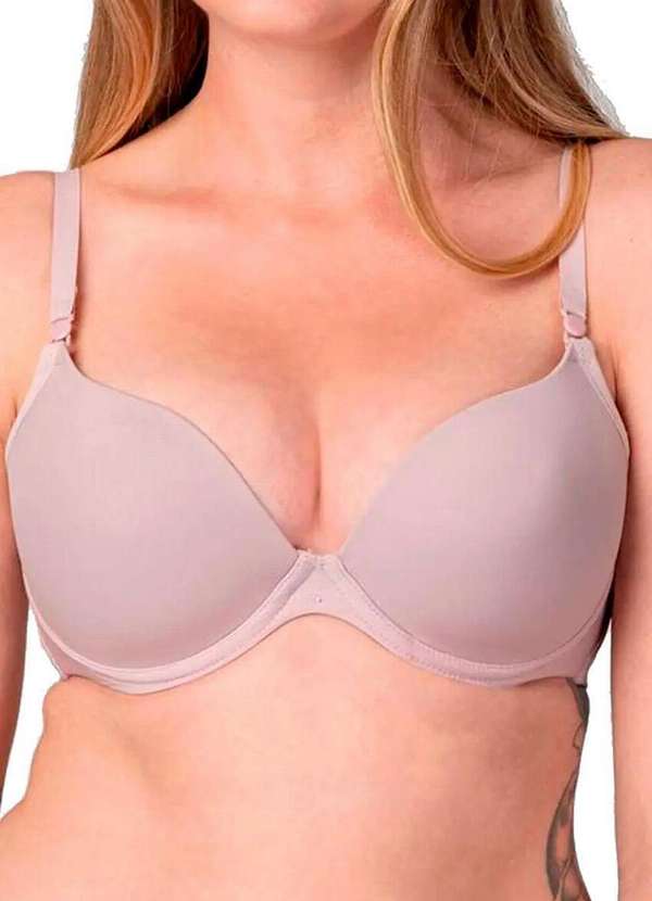 Liz - Kit com 2 Sutiãs com Aro e Bojo Push Up Liz 51690 Taça B Sepia-Blush 4