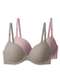 Liz - Kit com 2 Sutiãs com Aro e Bojo Push Up Liz 51690 Taça B Preto - variação: Sepia-Blush
