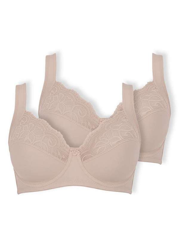 Dilady - Kit com 2 Sutiãs com Aro e sem Bojo Dilady 123410 Chocolate
