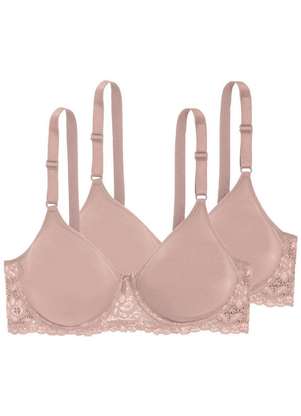 Kit com 2 Sutiãs com Aro e sem Bojo W Triumph Brigitte 24785 - TRIUMPH