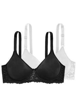 Kit com 2 Sutiãs com Aro e sem Bojo W Triumph Brigitte 24785 - TRIUMPH