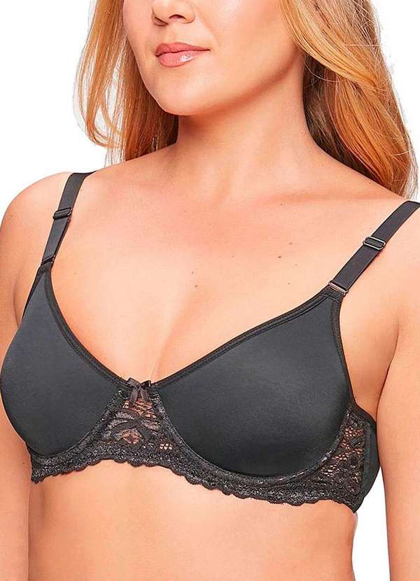 Triumph - Kit com 2 Sutiãs com Aro e sem Bojo W Triumph Brigitte 24785 Preto 3