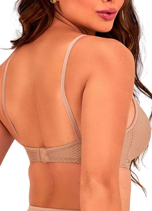 Dilady - Kit com 2 Sutiãs sem Aro com Bojo Dilady 203101 Preto-Chocolate 5