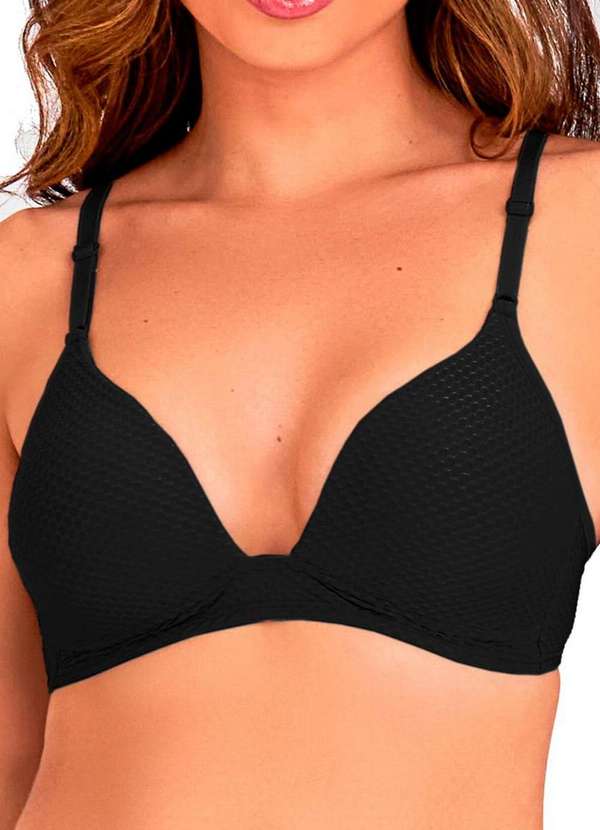 Dilady - Kit com 2 Sutiãs sem Aro com Bojo Dilady 203101 Preto 2