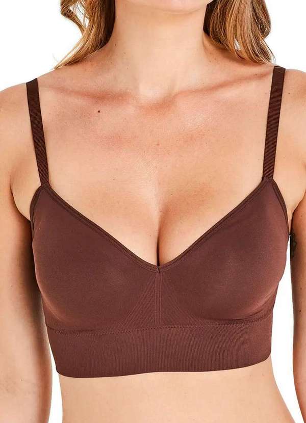 Liz - Kit com 2 Sutiãs sem Aro com Bojo Liz 51302 Brunette-Super-Black 2