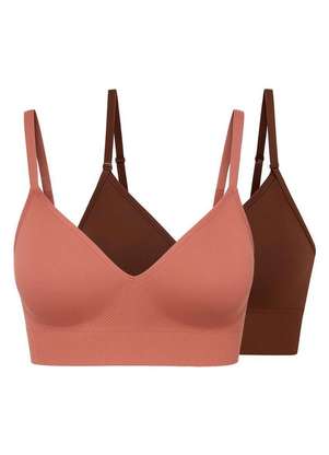 Kit com 2 Sutiãs sem Aro com Bojo Liz 51302 - LIZ