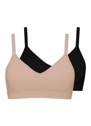 Kit com 2 Sutiãs sem Aro com Bojo Liz 51710 Taça B - LIZ