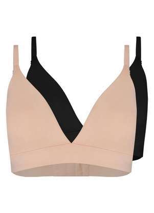 Kit com 2 Sutiãs sem Aro com Bojo Removível Hope 274840 - HOPE