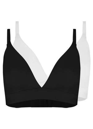 Kit com 2 Sutiãs sem Aro com Bojo Removível Hope 274840 - HOPE