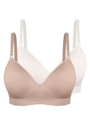 Kit com 2 Sutiãs sem Aro com Bojo Trifil 4936 Taça B - TRIFIL