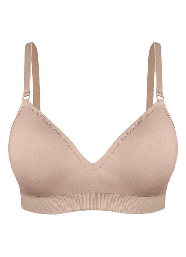 Trifil - Kit com 2 Sutiãs sem Aro com Bojo Trifil 4936 Taça B Macadâmia-Branco 2