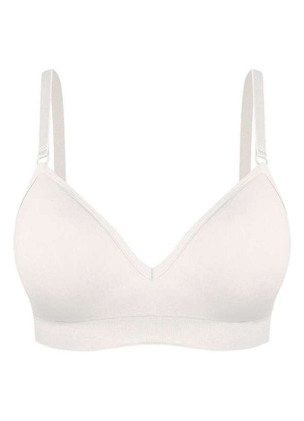 Trifil - Kit com 2 Sutiãs sem Aro com Bojo Trifil 4936 Taça B Macadâmia-Branco 4