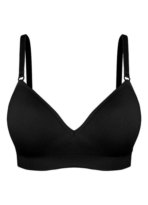 Trifil - Kit com 2 Sutiãs sem Aro com Bojo Trifil 4936 Taça B Preto 2