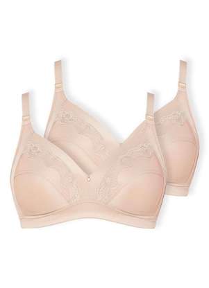 Kit com 2 Sutiãs sem Aro e sem Bojo Dilady 12371 - DILADY