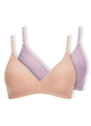 Kit com 2 Sutiãs sem Aro e sem Bojo Dilady 203100 - DILADY
