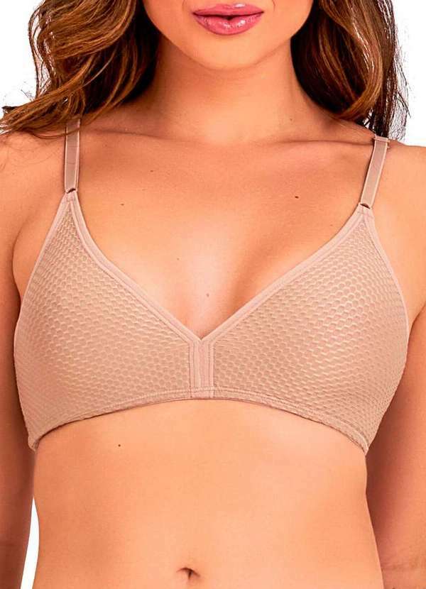 Dilady - Kit com 2 Sutiãs sem Aro e sem Bojo Dilady 203100 Chocolate 2