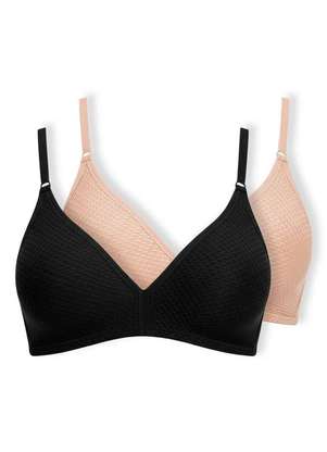Kit com 2 Sutiãs sem Aro e sem Bojo Dilady 203100 - DILADY