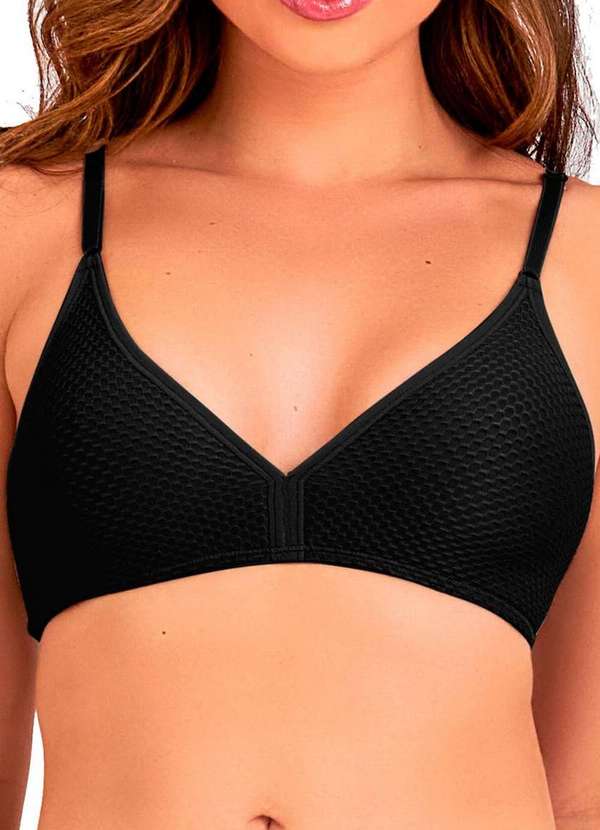 Dilady - Kit com 2 Sutiãs sem Aro e sem Bojo Dilady 203100 Preto 2