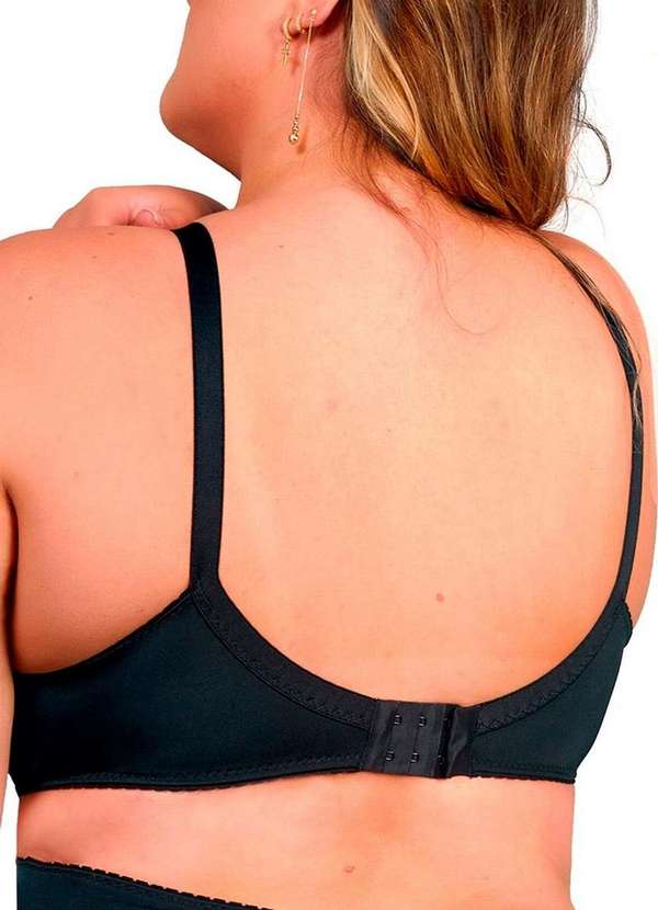 Duloren - Kit com 2 Sutiãs sem Aro e sem Bojo Duloren 111214 Taça B Preto 3