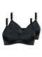 Duloren - Kit com 2 Sutiãs sem Aro e sem Bojo Duloren 111214 Taça B Beringela - variação: Preto