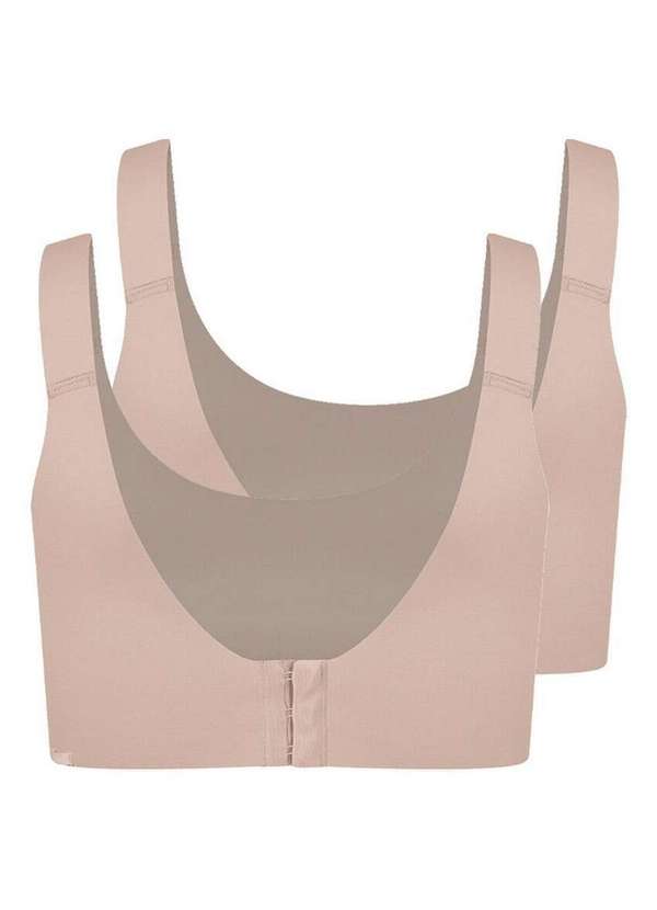 Hope - Kit com 2 Sutiãs sem Aro e sem Bojo Hope 22850 Bege-Ballet 4