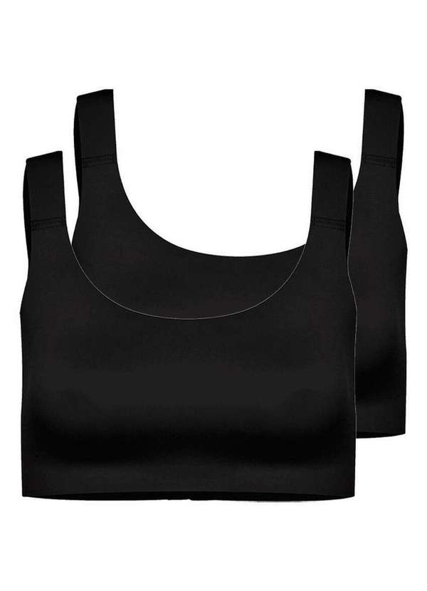 Hope - Kit com 2 Sutiãs sem Aro e sem Bojo Hope 22850 Preto