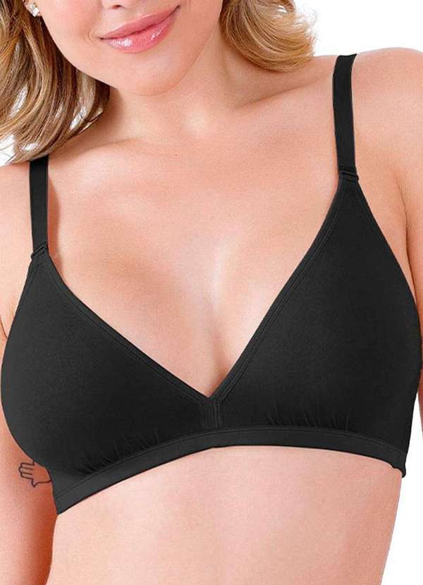 Love Secret - Kit com 2 Sutiãs sem Aro e sem Bojo Love Secret 899300 331-Preto-Chocolate 2