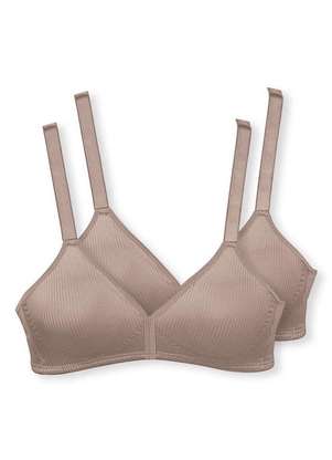 Kit com 2 Sutiãs sem Aro e sem Bojo Moderato Demillus 61100 - DEMILLUS