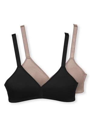 Kit com 2 Sutiãs sem Aro e sem Bojo Moderato Demillus 61100 - DEMILLUS