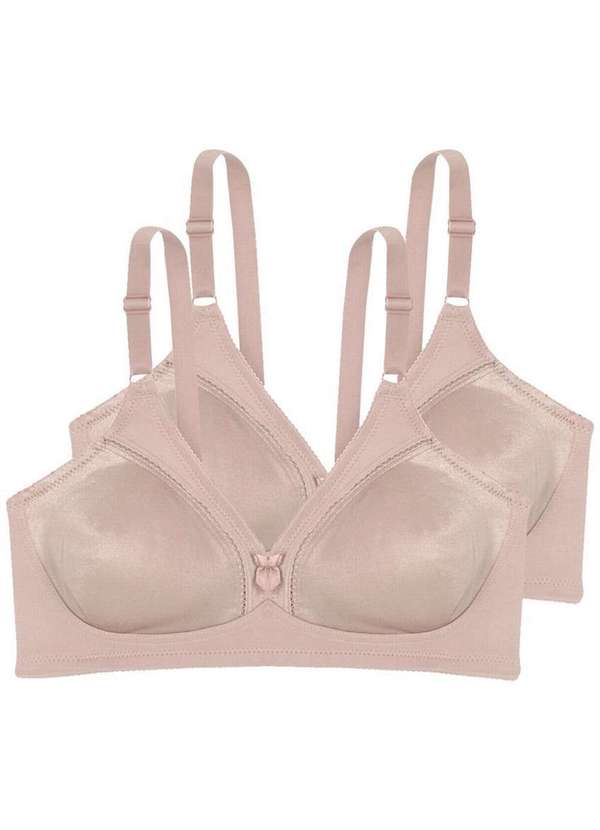Triumph - Kit com 2 Sutiãs sem Aro e sem Bojo N Triumph Compliment 24353 Base