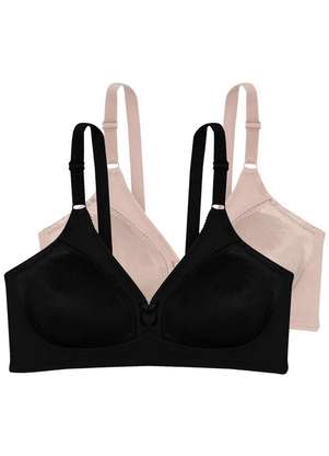 Kit com 2 Sutiãs sem Aro e sem Bojo N Triumph Compliment 24353 - TRIUMPH