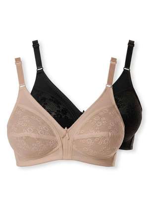Kit com 2 Sutiãs Sustentação Colonial Demillus 61383/78383 Taça B - DEMILLUS