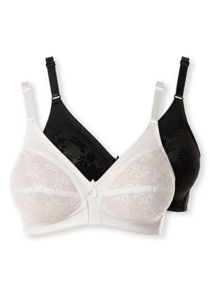 Kit com 2 Sutiãs Sustentação Colonial Demillus 61383/78383 Taça B - DEMILLUS