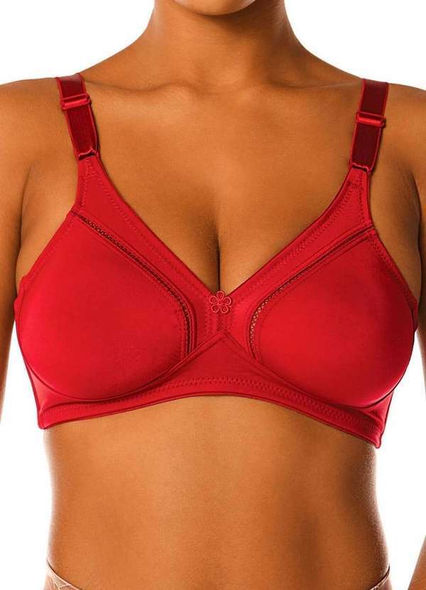 Demillus - Kit com 2 Sutiãs Sustentação Gallard Demillus 78808/78908 Taça B Bege-Rosado-Carmim 3