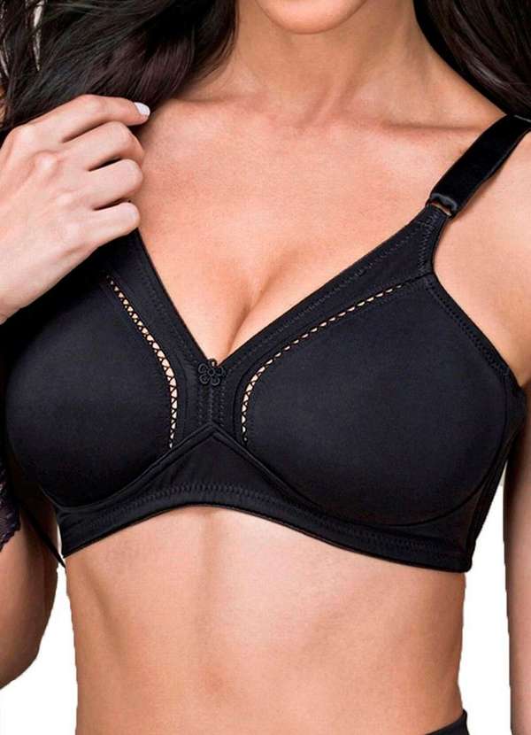 Demillus - Kit com 2 Sutiãs Sustentação Gallard Demillus 78808/78908 Taça B Preto-Branco 2