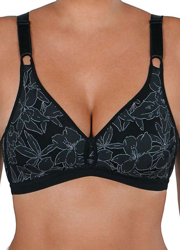 Demillus - Kit com 2 Sutiãs Sustentação Olimpo Anizete Demillus 61741 Taça B Bege-Rosado-Preto 3