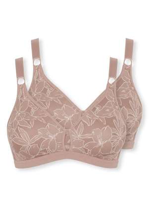 Kit com 2 Sutiãs Sustentação Olimpo Anizete Demillus 61741 Taça B - DEMILLUS