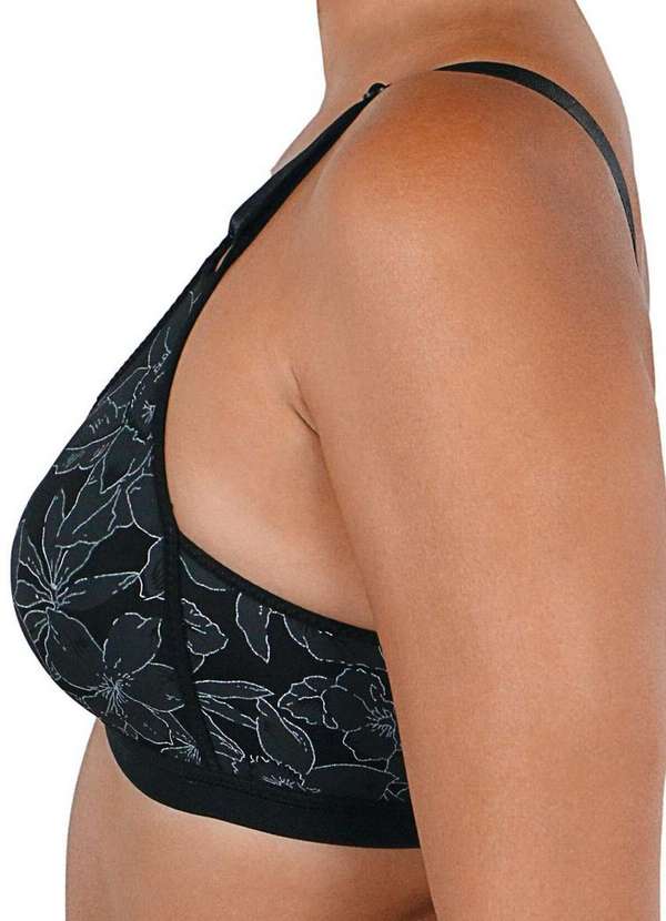 Demillus - Kit com 2 Sutiãs Sustentação Olimpo Anizete Demillus 61741 Taça B Preto 4