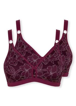 Kit com 2 Sutiãs Sustentação Olimpo Anizete Demillus 61741 Taça B - DEMILLUS