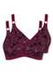 Demillus - Kit com 2 Sutiãs Sustentação Olimpo Anizete Demillus 61741 Taça B Bege-Rosado-Vinho-Barolo - variação: Vinho-Barolo
