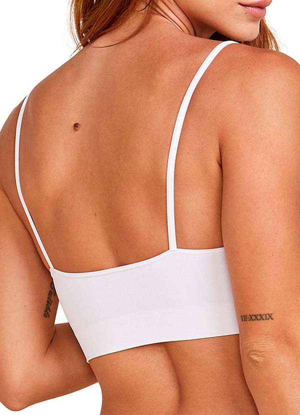 Hope - Kit com 2 Top sem Aro e sem Bojo Hope S21020 Preto-Branco 5